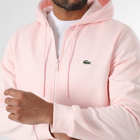 Lacoste - Classic Fit Pink Embroidered Crocodile Logo Track Suit